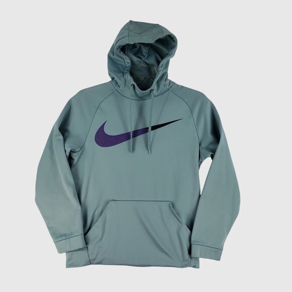 Nike Dri-Fit Sage Green Pullover Hoodie Sweatshirt Mens S - Picture 1 of 8